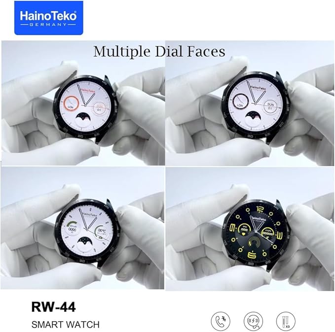 Haino Teko RW-44 (GT4) Smart Watch with 3 Bands with AMOLED HD IPS Screen