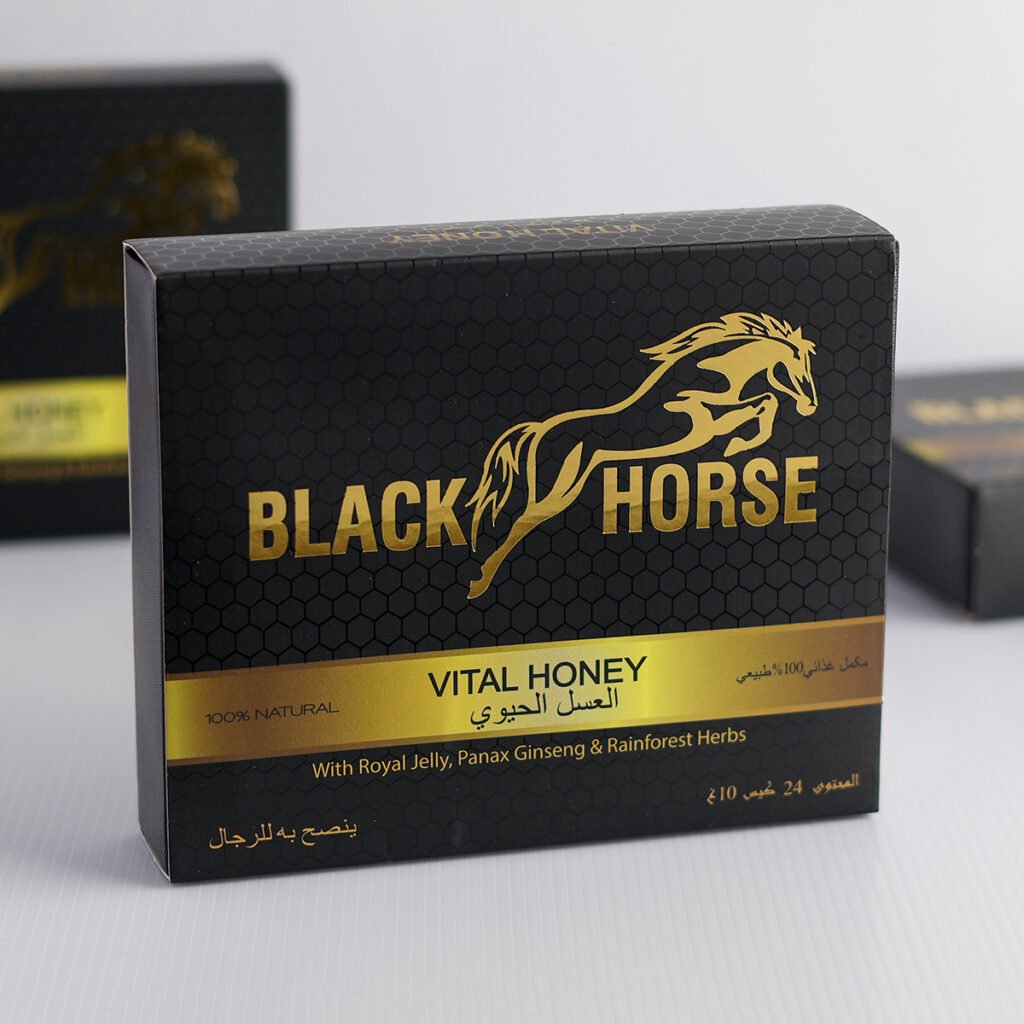 Black Horse Vital Honey From Turkey 1 box 24 sachets