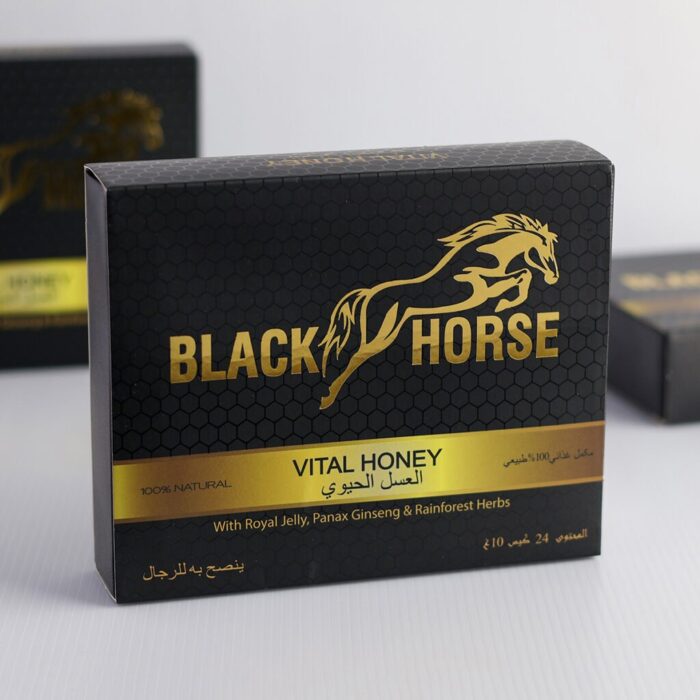 Black Horse Vital Honey From Turkey 1 box 24 sachets - Image 1