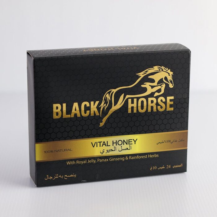 Black Horse Vital Honey From Turkey 1 box 24 sachets - Image 3