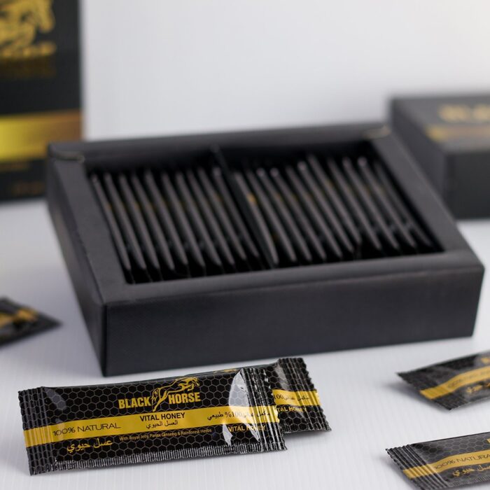 Black Horse Vital Honey From Turkey 1 box 24 sachets - Image 4