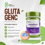 Simplee Supplements GlutaGenC – 500mg Skin Brightening & Antioxidant Capsules (60 Cap) - Image 2