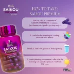 SAIKOU Premium Glutathione Plus 60 Capsules - Image 8