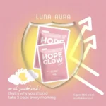 Luna Aura Hope Glow Advanced Glutathione Super Mini – 700mg (14 Capsules) - Image 4