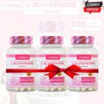 Itskin L-Glutathione Capsule with Collagen & Biotin – 60 Capsules (3 Pack Combo)