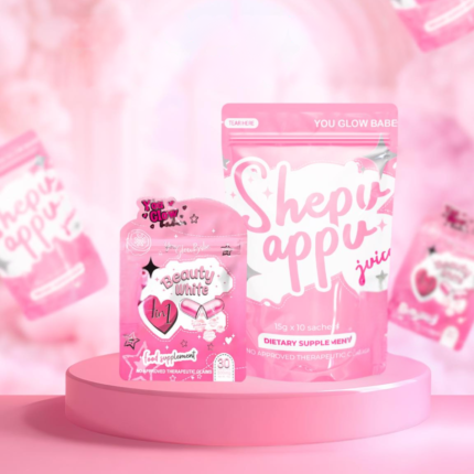 You Glow Babe Shepu Appu Shape Up Juice & Beauty White 4 in 1 Caps Bundle