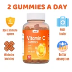 Mega C Vitamin C Gummies – Adult Immune Support Supplement (60 Gummies) - Image 2