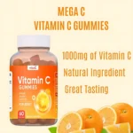 Mega C Vitamin C Gummies – Adult Immune Support Supplement (60 Gummies) - Image 5