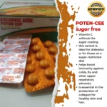 Ascorbic Acid Poten-Cee Sugar-Free 500mg Film-Coated (Vitamin C) Tablets – 100 Tablets - Image 3