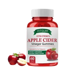 Fitgum Extra Strength Apple Cider Vinegar Gummies – 60 Organic Gummies