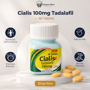 Cialis 100mg Tadalafil  — 30 Tablets