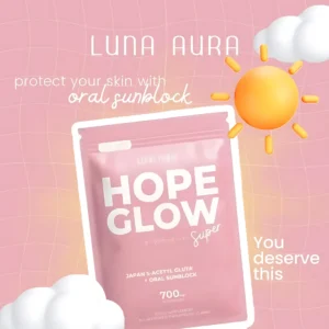 Luna Aura Hope Glow Advanced Glutathione Super Mini – 700mg (14 Capsules)