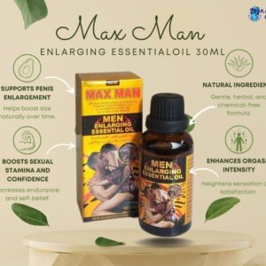 Max Man Enlarging Essential Oil 30ml For Men