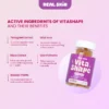 Real Skin Vita Shape Mixed Berries Flavor – 60 Gummies - Image 3