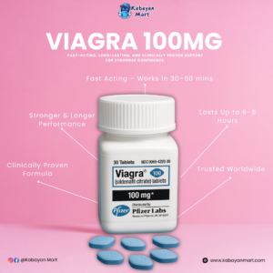 Viagra 100mg (Sildenafil Citrate) – Male Performance Tablet