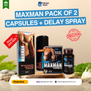 Buy 1 Maxman Capsules + FREE Delay Spray