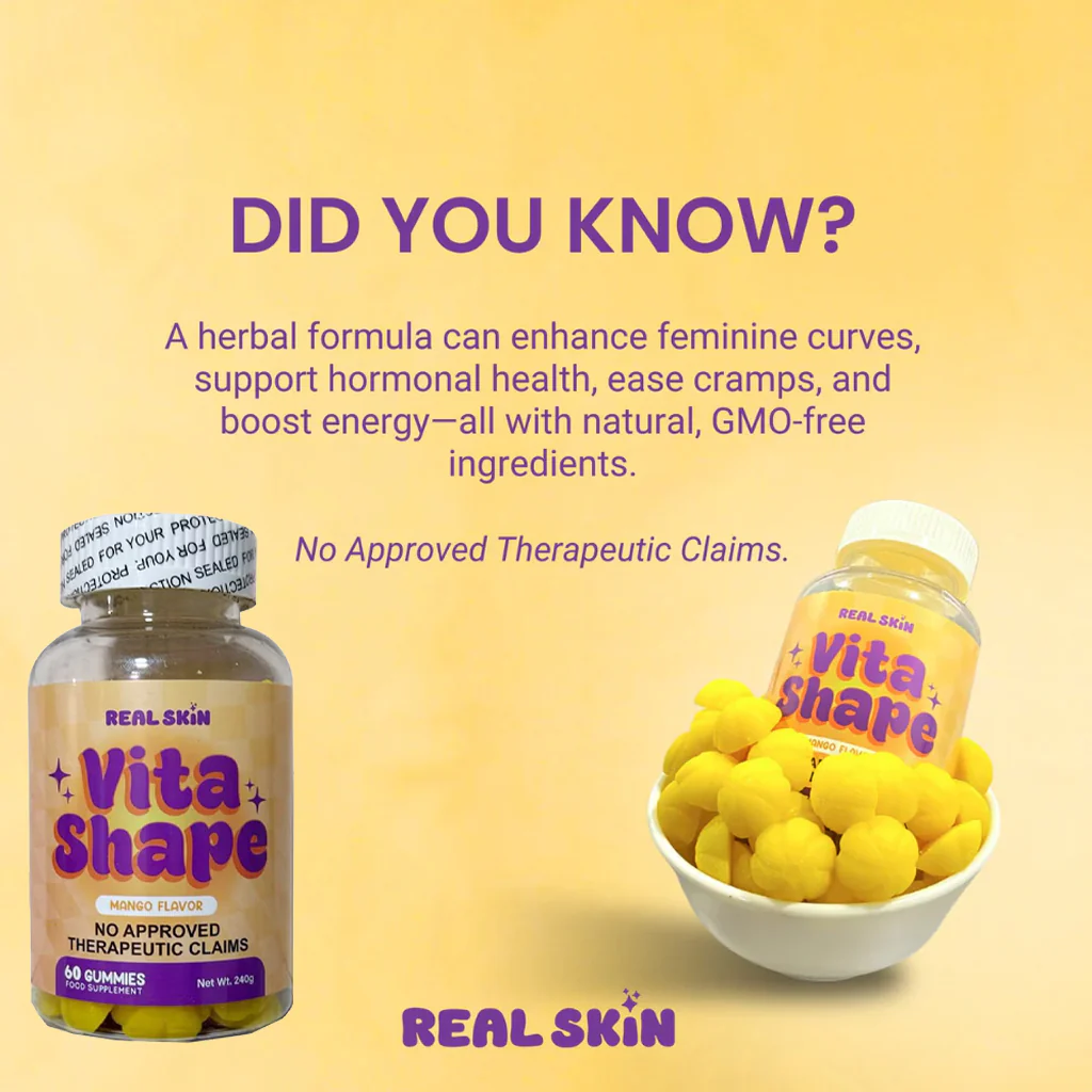 Real Skin Vita Shape – Mango Flavor (60 Gummies) - Image 6