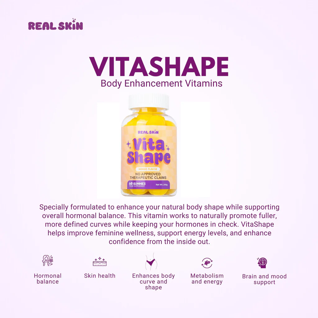 Real Skin Vita Shape – Mango Flavor (60 Gummies) - Image 5