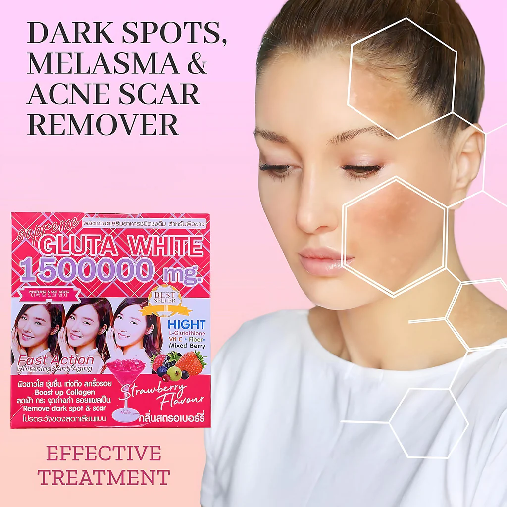 Gluta White 1500000mg Whitening & Anti-Aging Drink - Image 2