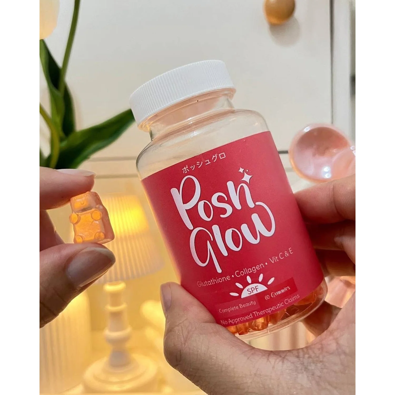 Posh Glow All-In-One Beauty Gummy – Lychee Flavor - Image 10