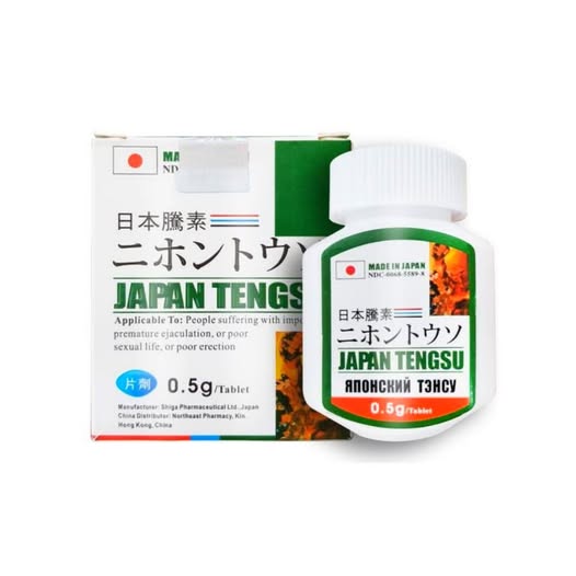 Japan Tengsu 0.5g herbal vitality support tablets for men in UAE
