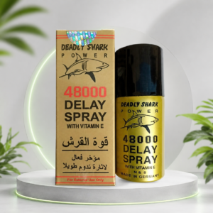 Deadly Shark Power 48000 Delay Spray with Vitamin E Made in Germany Original Packaging UAE